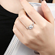 Moda 925 esterlina anillos de plata RJEW-BB18878-6-7