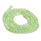 Imitation Jade Electroplate Glass Beads Strands GLAA-F029-J4mm-D01-2