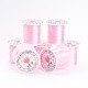 Cordón de alambre elástico elástico rosa perla X-EW-S002-20-1
