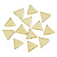 ガラスカボション  モザイクタイル  家の装飾やdiyの工芸品  三角形  淡いチソウ  12x14x3~4mm  約310個/200g GLAA-Q086-01F-1