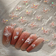 Наклейки для ногтей с бабочками&nbsp;DIY-WH0899-100-3