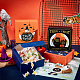 BENECREAT 16Pcs 4 Styles Halloween Trick or Treat Boxes Square Candy Boxes Halloween Creative Paper Gift Box with 4 Sets Hang Tags for Festival Decor CON-BC0007-01-4