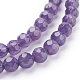 Natural Amethyst Beads Strands G-C073-4mm-3-3