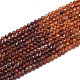 Brins de perles de grenat orange naturel G-G823-11-2mm-1