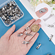 SUNNYCLUE 1 Box 80Pcs Clip on Earring Findings Flat Back Earring Clips 304 Stainless Steel Clip on Earring Converter Non Pierced Earring Components for Jewelry Making Accessories DIY Dangle Earrings STAS-SC0005-67-3