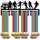 Support de mur d'affichage de support de cintre de médaille de fer de mode&nbsp;ODIS-WH0037-176-1