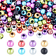 200 шт. матовые рондельные акриловые бусины&nbsp;ACRP-HY0001-04-1