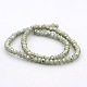 Full Rainbow Plated Faceted Rondelle  Glass Beads Strands GLAA-A024B-FR01-2