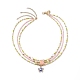 Ensemble de colliers en perles de coquillage NJEW-JN04125-1