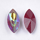 Pointed Back Resin Rhinestone Cabochons CRES-S381-7x15mm-C05-2