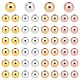 Пандахолл элита 60шт 4 цвета стойки покрытие латунные бусины KK-PH0009-19-1