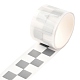 シルバー反射テープステッカー  衣類の熱ステッカーの鉄  洋服用  ランドセルを飾る  正方形の模様  11x11mm DIY-M014-01-3