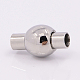 Smooth Surface 304 Stainless Steel Magnetic Clasps STAS-E006-93-2
