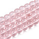 Transparent Glass Beads Strands GLAA-T032-T6mm-10-1