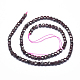 Natural Garnet Beads Strands G-D0003-B09-2