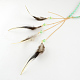 Damen gefärbte Feder geflochtene Wildleder Schnur Stirnbänder OHAR-R187-03-3