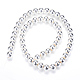 Chapelets de perles en hématite synthétique sans magnétique X-G-Q466-2mm-02-2