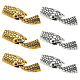 Nbeads 12 ensemble de fermoirs de bracelet à crochet en forme de serpent FIND-NB0002-94-1