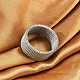 201 перстень из нержавеющей стали RJEW-H242-01B-P-2