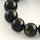 Baking Painted Glass Round Bead Strands DGLA-Q014-8mm-03A-1