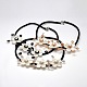 Flower Mother of Pearl Bib Statement Necklaces NJEW-N0014-22-A-1