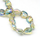 Chapelets de perles en verre électroplaqué X-EGLA-Q066-03-1