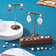 Pandahall 40 pièces 5 style abs plastique imitation perle et clair cubique zircone boucles d'oreilles accessoires EJEW-TA0001-08-7