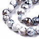 Galvanoplastie perles en agate naturelle brins G-T131-54D-3