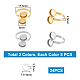 Unicraftale diy kit de fabricación de anillo de puño de cúpula en blanco DIY-UN0004-72-3