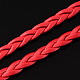 Braided Imitation Leather Cords X-LC-S002-5mm-01-2