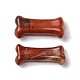 天然レッドジャスパー犬の骨の形の彫刻  犬のペット愛好家のためのレイキエネルギーストーン  ホームディスプレイの装飾  10~11.5x23~25x5~7mm DJEW-G033-01A-01-2