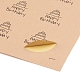Self-Adhesive Kraft Paper Gift Tag Stickers DIY-D028-03A-01-3