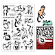 Ph pandahall patrón de gato sellos transparentes DIY-WH0167-57-0055-1