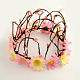 Fasce di stoffa fiori con fili di ferro OHAR-R256-18A-1