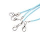 Gewachstes Polyester Schnur Halskette machen AJEW-PH01341-10-3