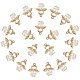 Pandahall elite 20pcs pendentifs en verre plaqué arc-en-ciel FIND-PH0009-24-2