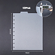 Feuilles intercalaires à onglets en acrylique pour cahiers reliés par disques AJEW-WH0258-644-2
