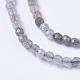 Chapelets de perles en labradorite naturelle  G-F568-199-3mm-3