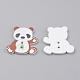 2-Hole Printed Wooden Buttons WOOD-S037-045-2