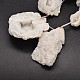 Nuggets druzy naturales de cristal de cuarzo geoda hebras de abalorios G-A142-09-2