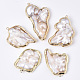 Perla barroca natural perla keshi PEAR-T006-02-1