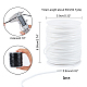 Pandahall 2 rollos 100m cordón de plástico 2.3mm cordón para joyería artesanía fabricación de pulseras OCOR-PH0003-68C-2