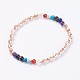 Bracelets extensibles en perles de verre BJEW-JB03487-2