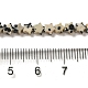 Dalmata naturale perline di diaspro fili G-G085-B13-01-4