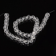 Half-Handmade Transparent Glass Beads Strands GF8mmC01-3