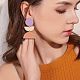ANATTASOUL 4 Pairs 4 Style Polymer Clay Dangle Stud Earrings with 316 Surgical Stainless Steel Pins EJEW-AN0004-27-5