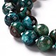 Natural Chrysocolla Beads Strands G-G010-16-3