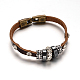 Unisex Leather Cord Bracelets X-BJEW-L549-37-1