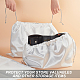 Nbeads シルク防塵巾着袋 12 個  15.7x20 白大型巾着収納袋ビッグシルクギフトジュエリーバッグ旅行収納ポーチ衣類ハンドバッグ財布靴 ABAG-WH0035-027-3