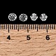 Прозрачные стеклянные бусины&nbsp;GLAA-K072-04T-3